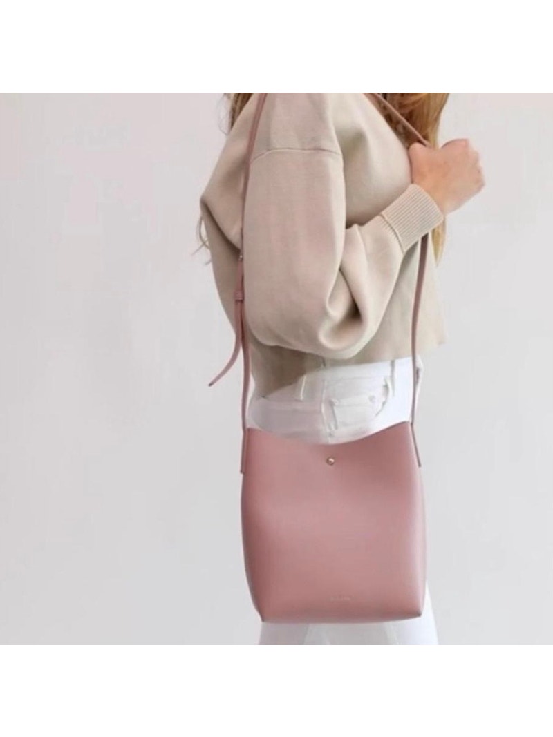 Samara Lavender Purple Mauve Vegan Leather Shoulder Bag Purse $180